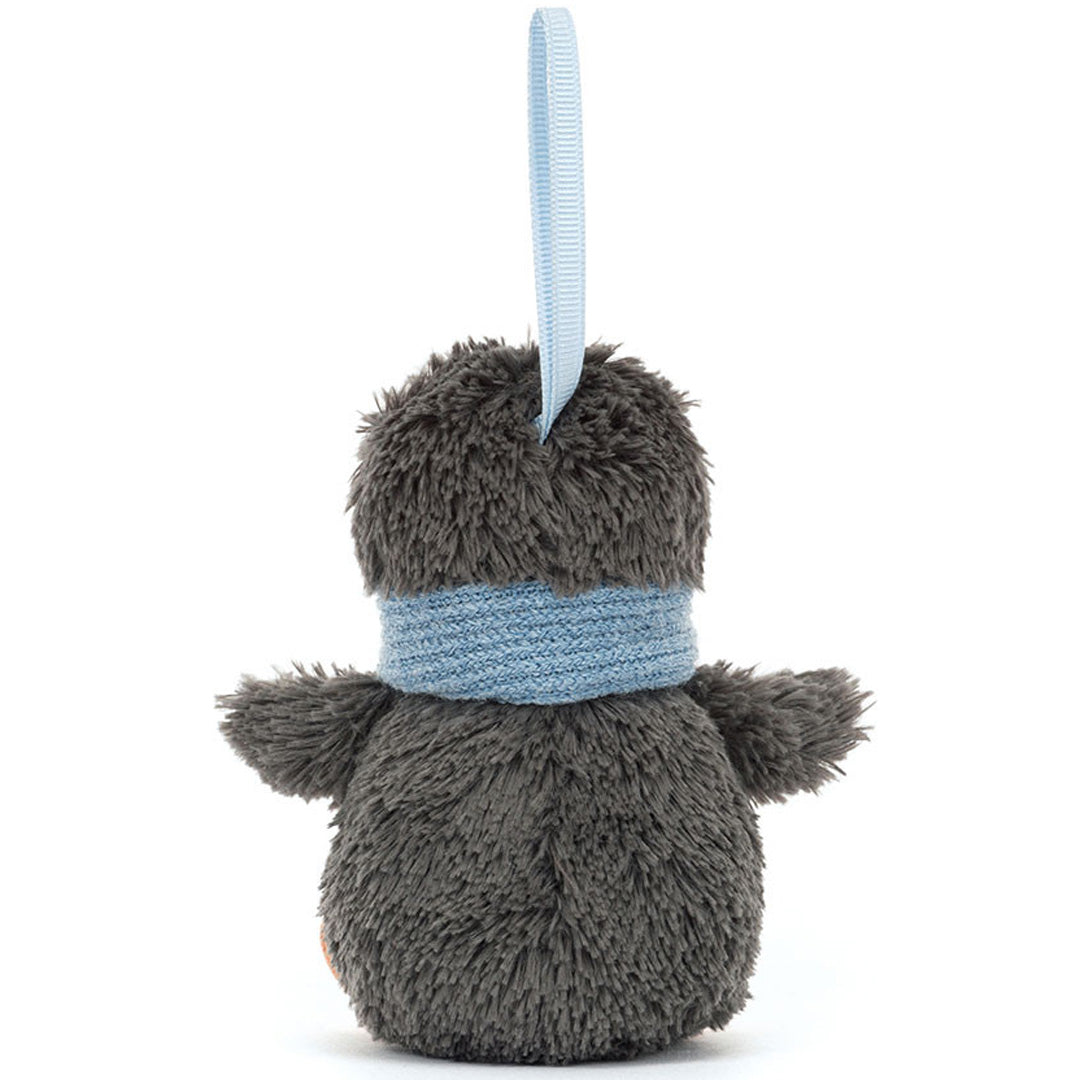 jellycat knuffelpinguïn peanut ornament - 10 cm | 3