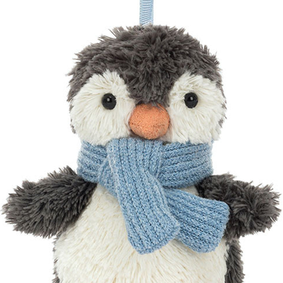 jellycat knuffelpinguïn peanut ornament - 10 cm | 4