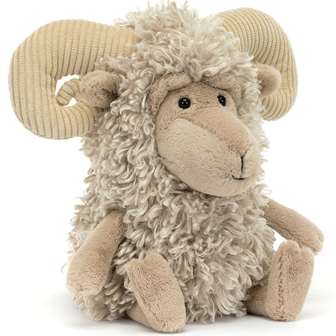 jellycat knuffelschaap ramsley - 29 cm  | LH2S | 0