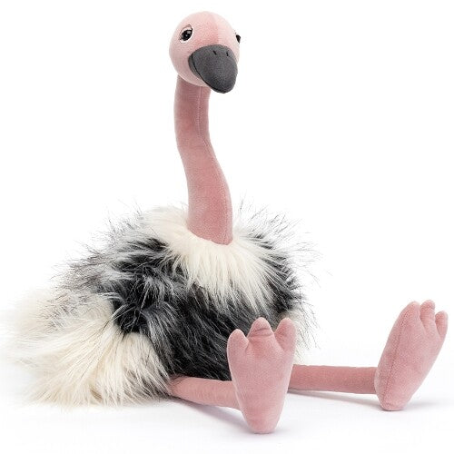 jellycat knuffelstruisvogel ramonda - 50 cm | RAM2O | 0