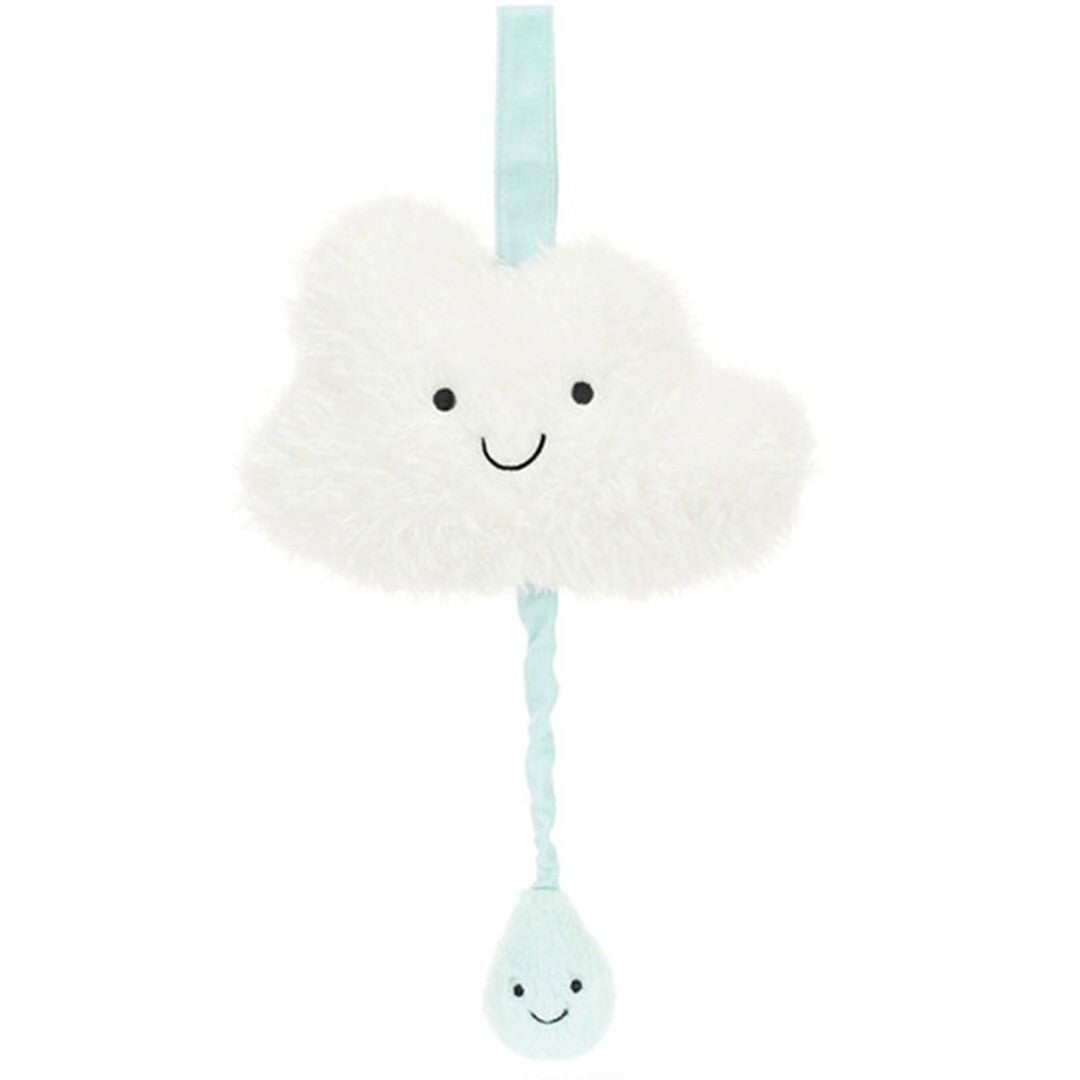 jellycat muziekdoosje amuseable wolkje - 27 cm | MP4CL | 0