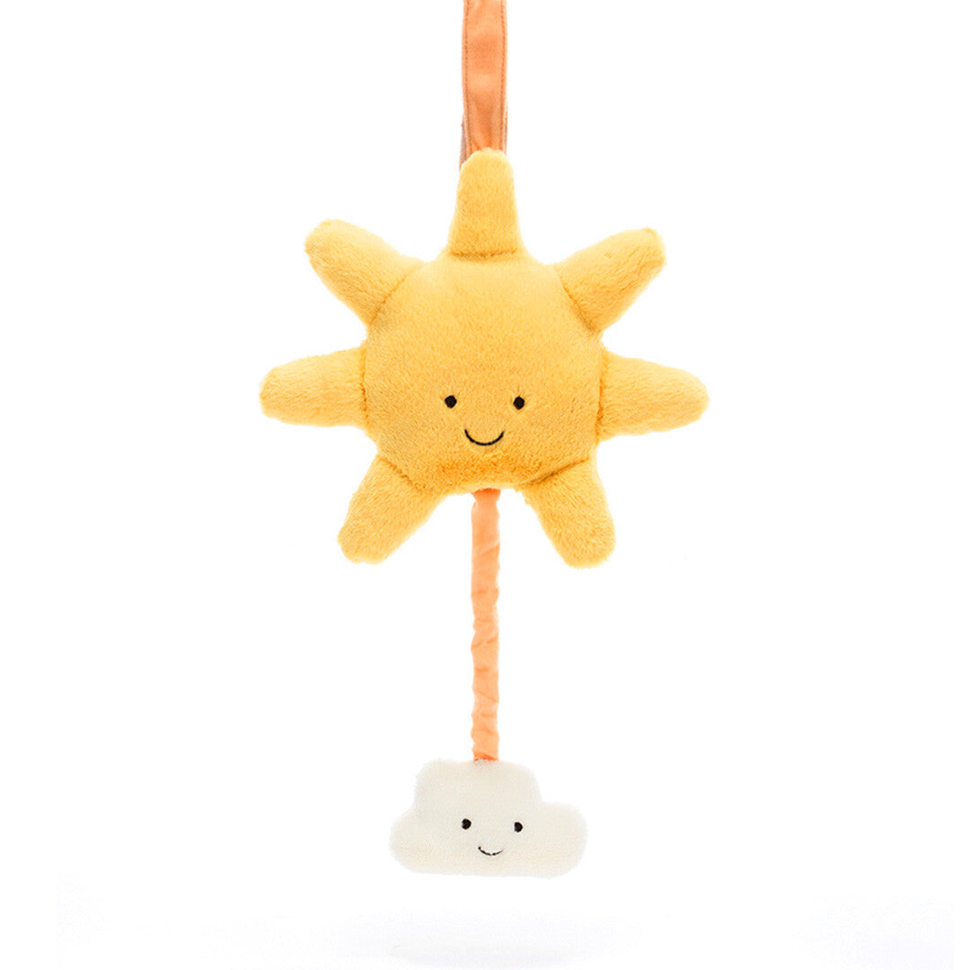 jellycat muziekdoosje amuseable zon - 20 cm | MP4SUN | 0