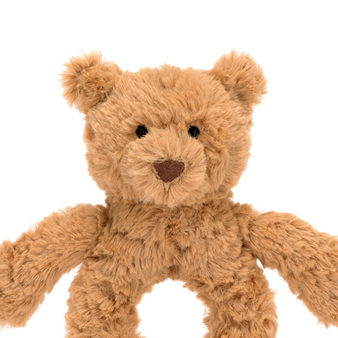 jellycat rammelaar bartholomew beer - 18 cm  | BAR4RR | 2