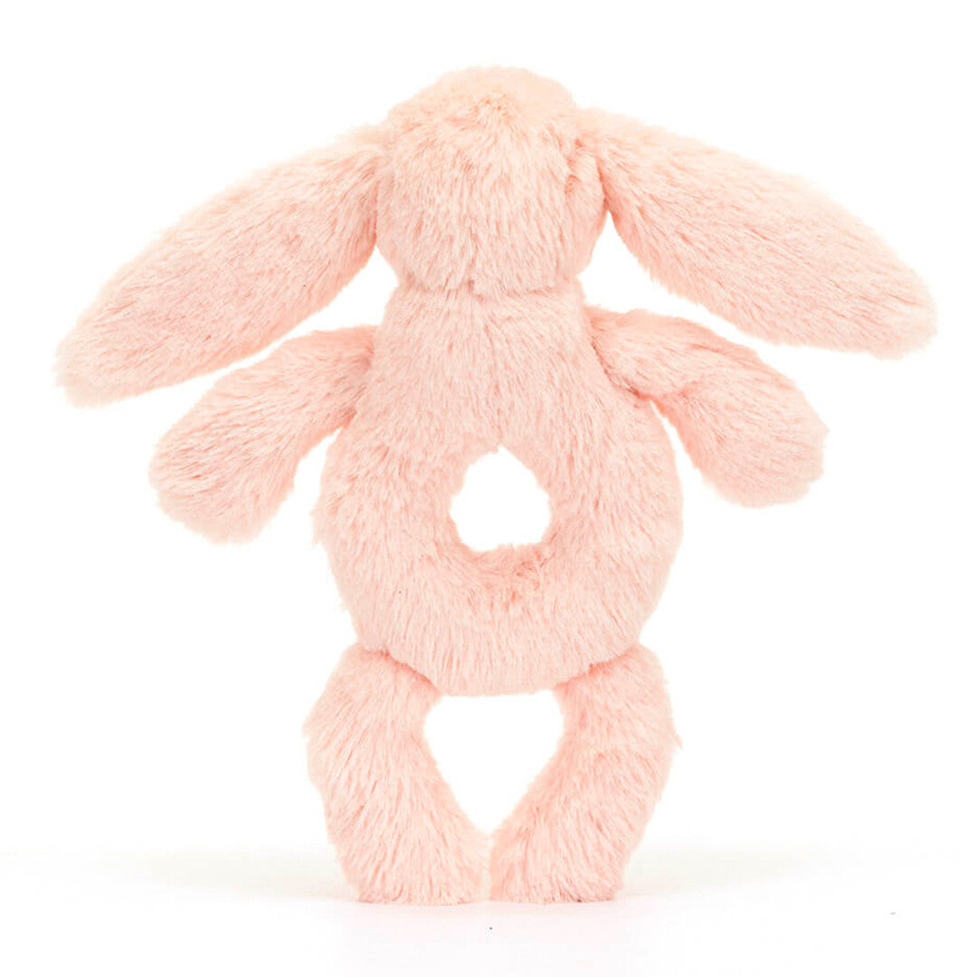 jellycat rammelaar bashful blush konijn - 18 cm  | BRR4BLU | 2