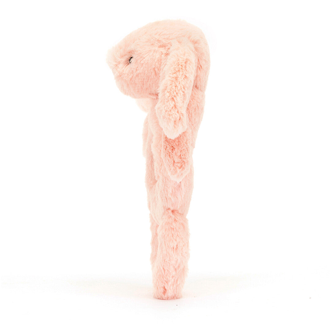 jellycat rammelaar bashful blush konijn - 18 cm  | BRR4BLU | 3