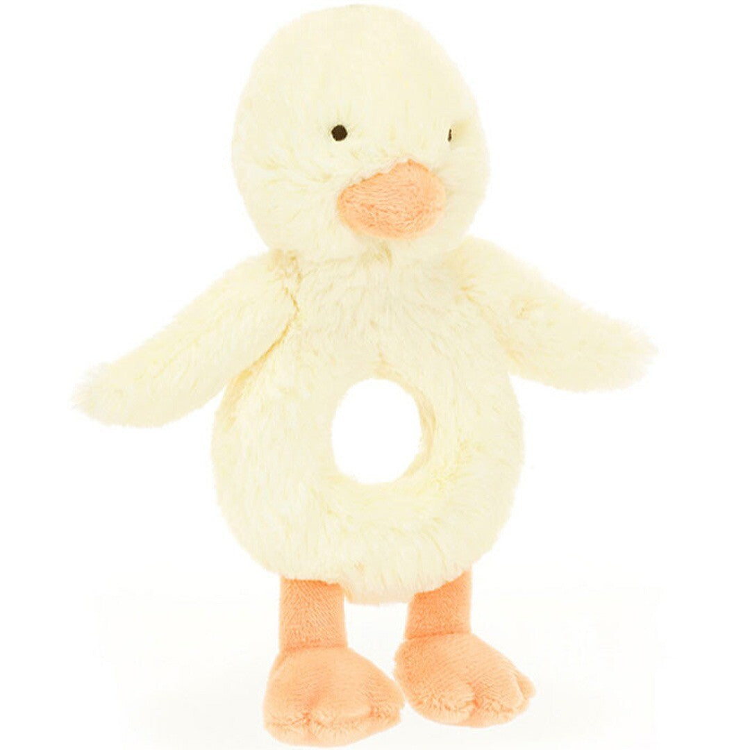 jellycat rammelaar bashful eendje - 18 cm   | BRR4DCK | 0