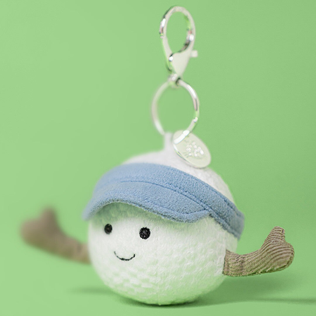 jellycat sleutelhanger amuseables golfbal - 12 cm | AS4GBC | 1
