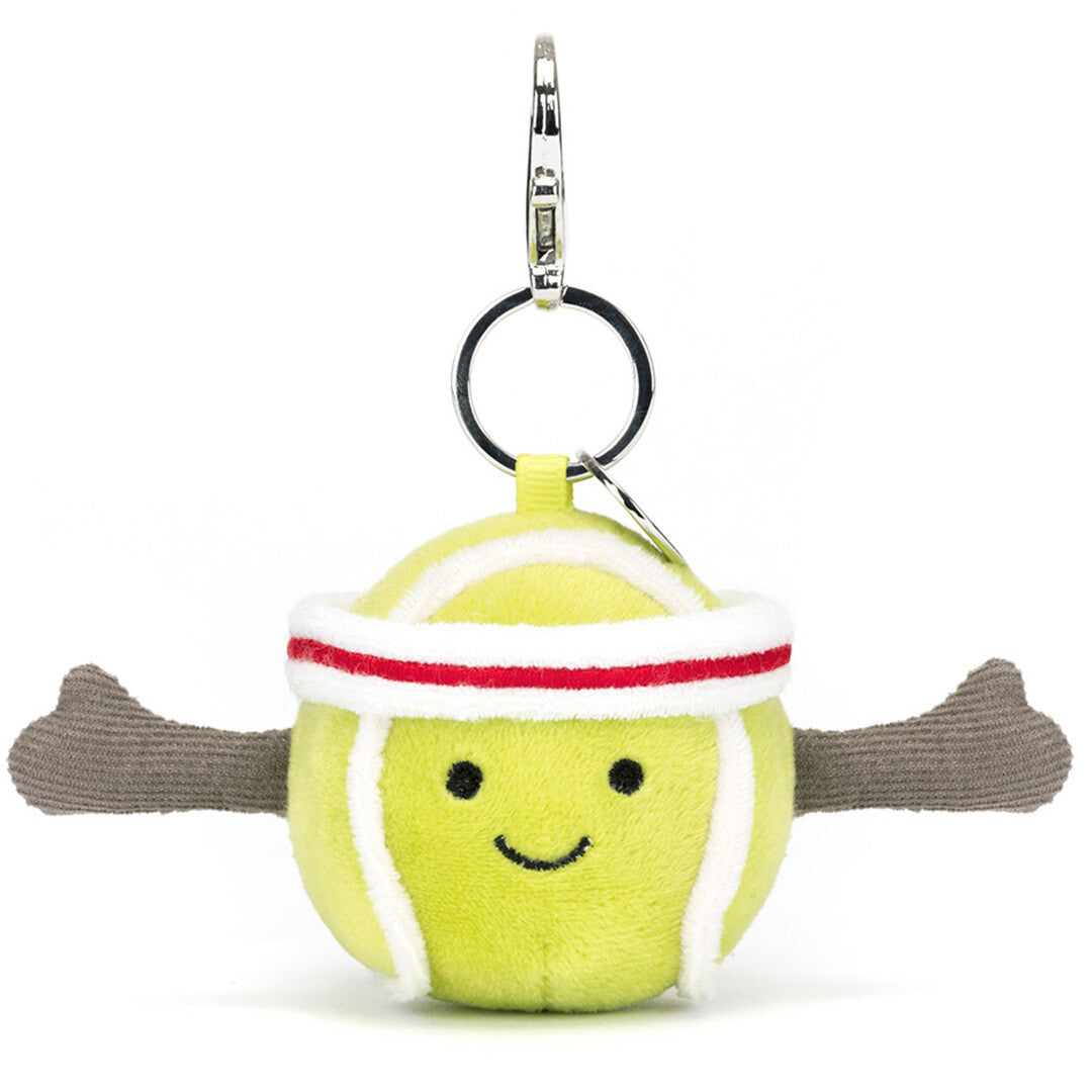 jellycat sleutelhanger amuseables tennisbal - 13 cm | AS4TBC | 0