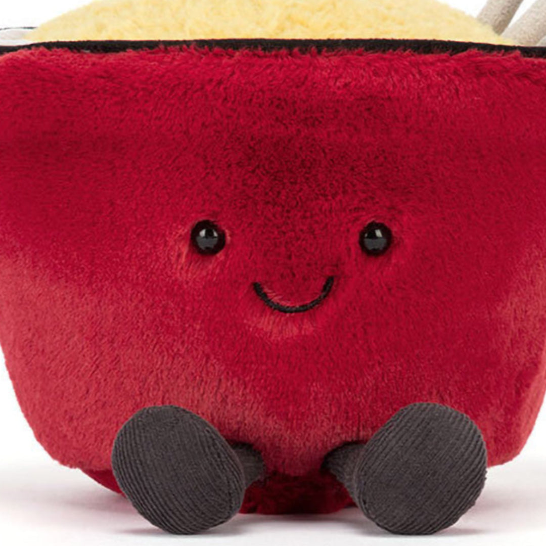 jellycat amuseables knuffelkaasfondue - 20 cm | A4CFN | 3