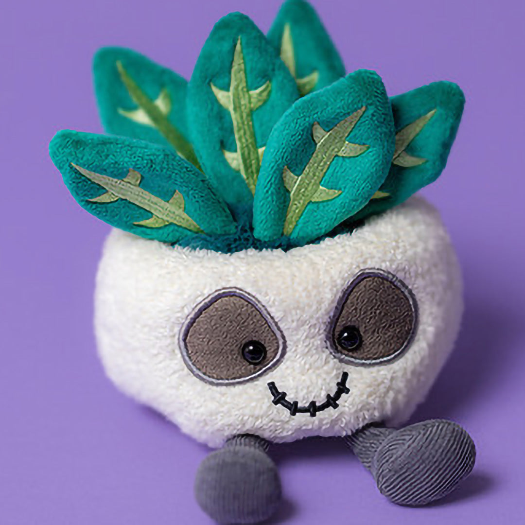jellycat amuseables knuffelplant skull planter - 14 cm | A6SKPL | 1