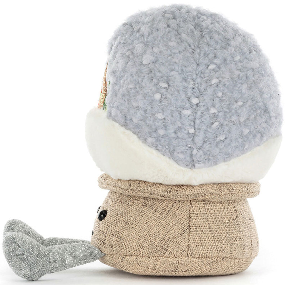 jellycat amuseables knuffelsneeuwbol - 20 cm | A4SG | 1