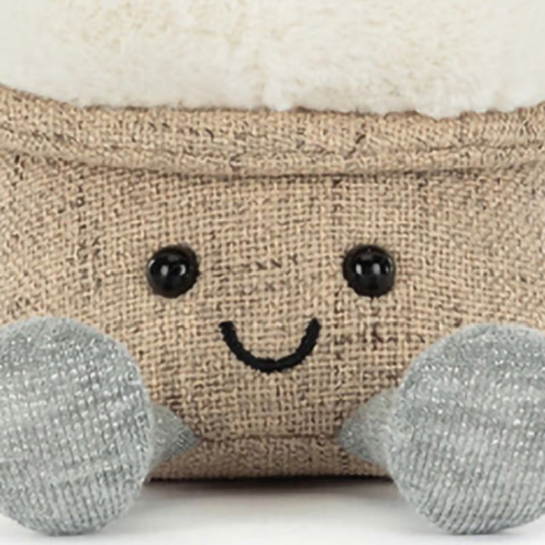 jellycat amuseables knuffelsneeuwbol - 20 cm | A4SG | 3