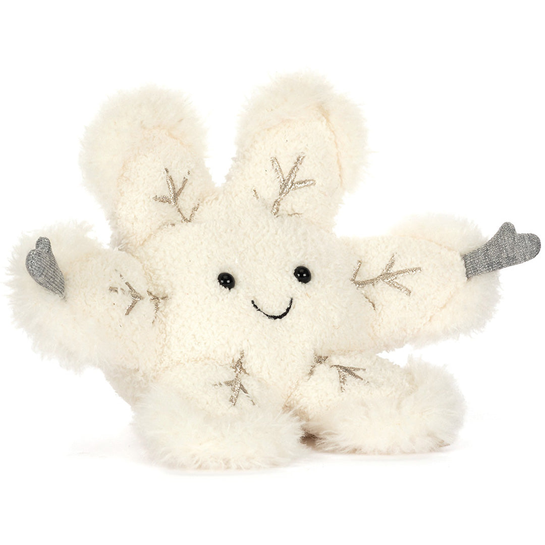 jellycat amuseables knuffelsneeuwvlok - 21 cm | A3SNF | 0