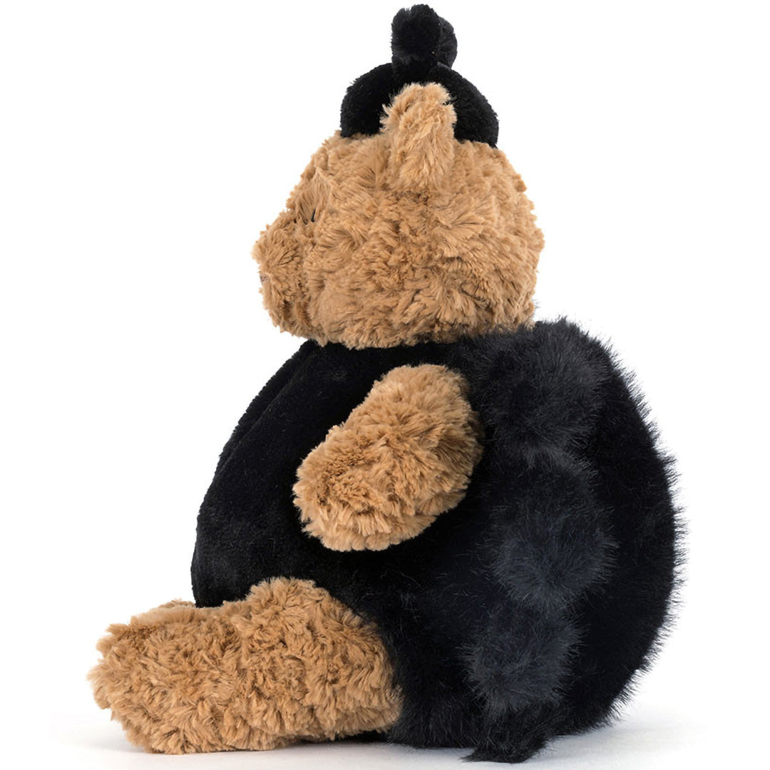 jellycat knuffelbeer bartholomew spider - 26 cm | BARM2SP | 1