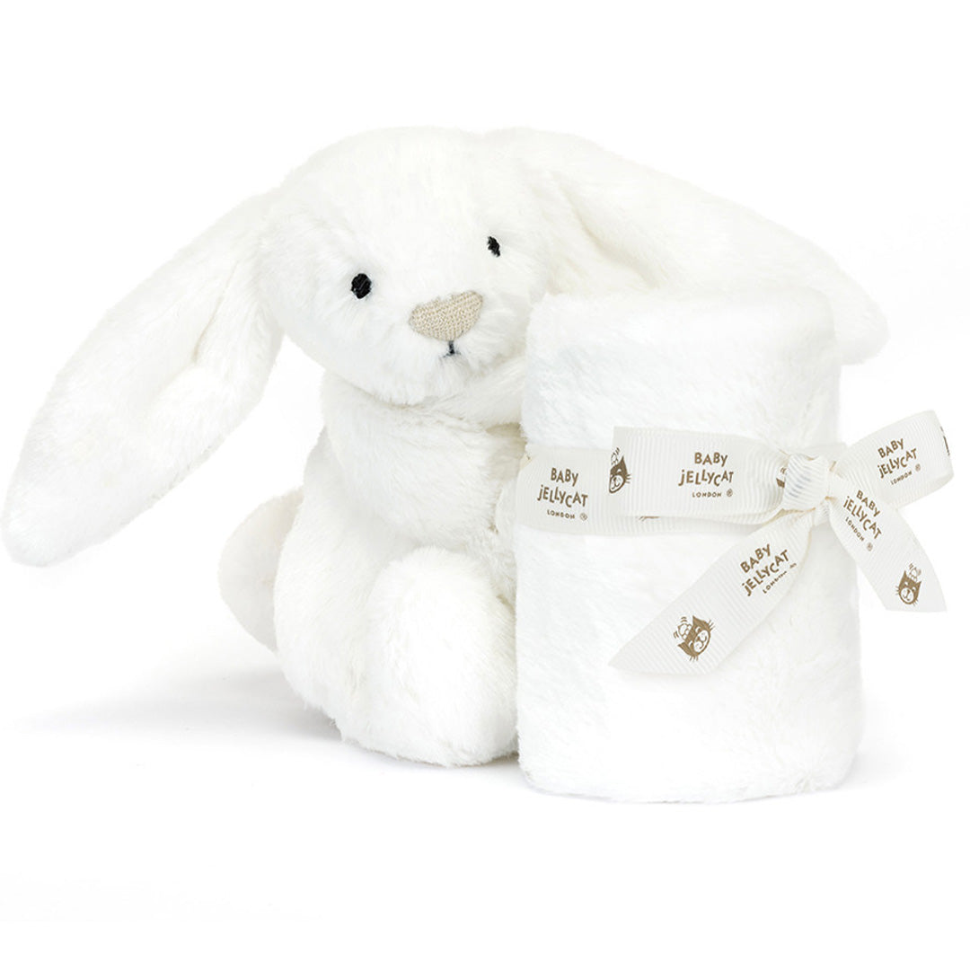 jellycat knuffeldoek bashful konijn luxe - white - 34 cm | SO4LUN | 2