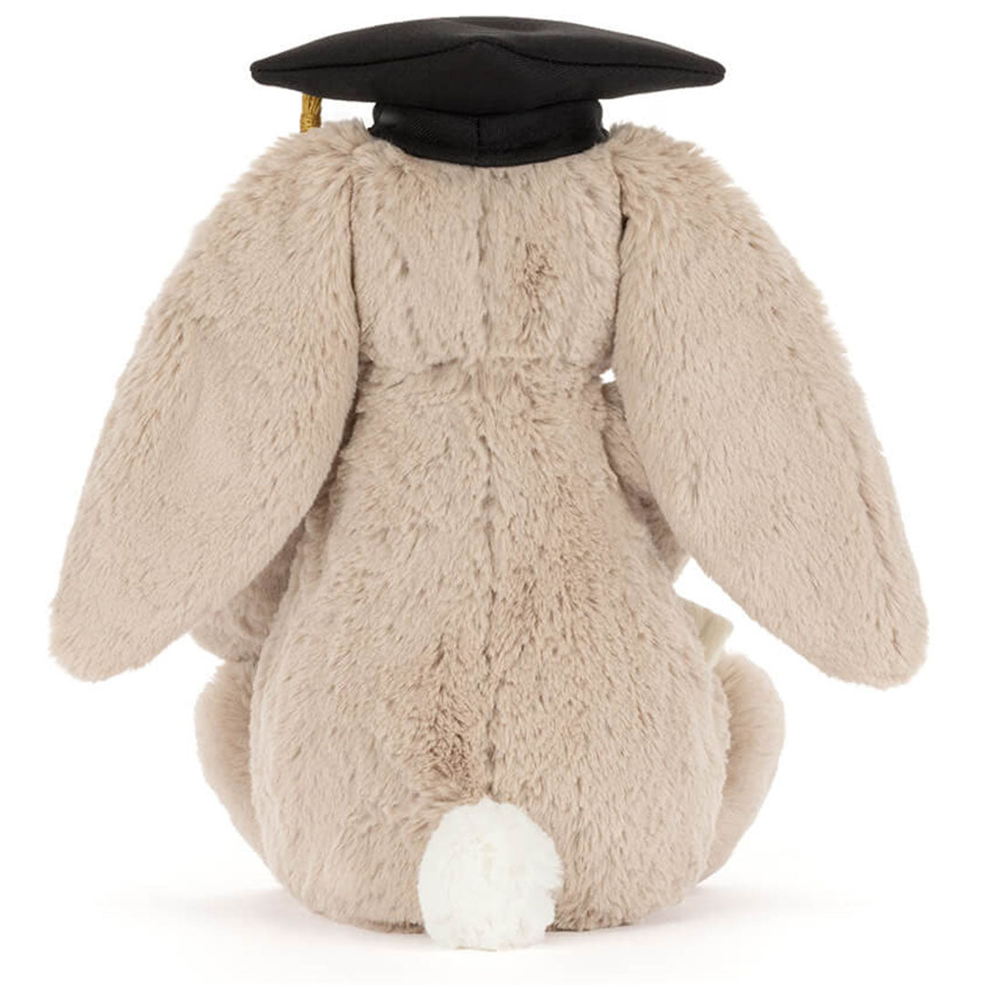 jellycat knuffelkonijn bashful bunny in afstudeer outfit - 31 cm | BAS3GRAD | 4