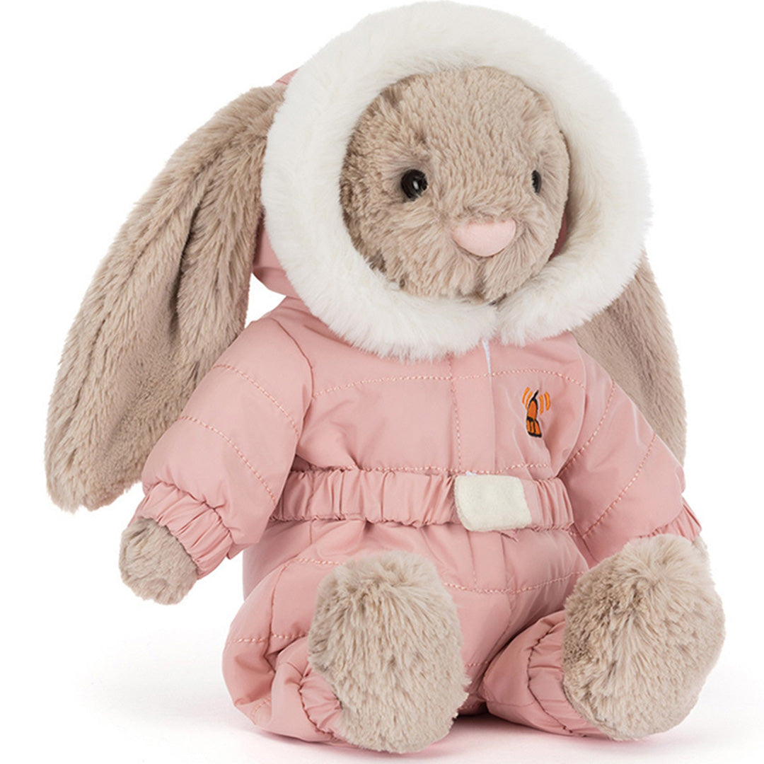 jellycat knuffelkonijn bashful bunny in skipak - 31 cm | BAS3BSKI | 0