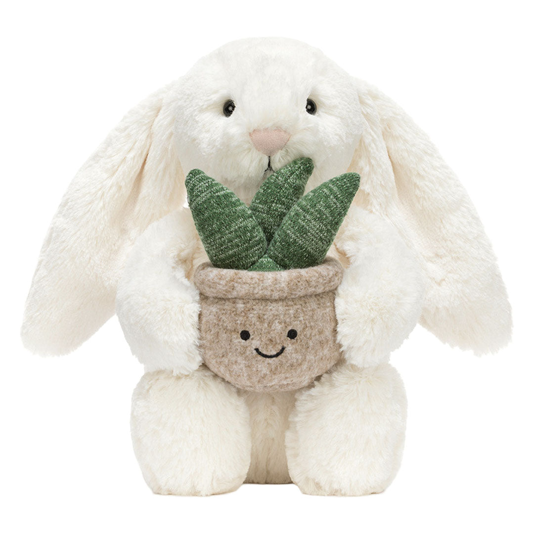 jellycat knuffelkonijn met plant - 31 cm | BB3PLA | 4