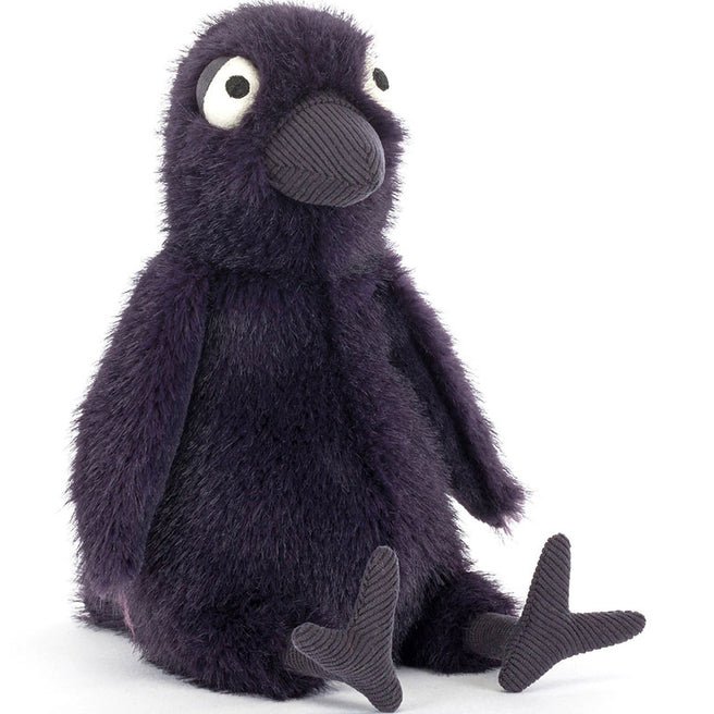 jellycat knuffelkraai hocus - 23 cm | CRO3W | 0