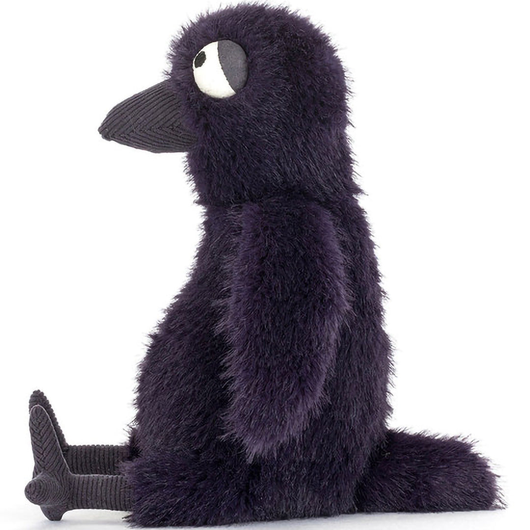 jellycat knuffelkraai hocus - 23 cm | CRO3W | 2