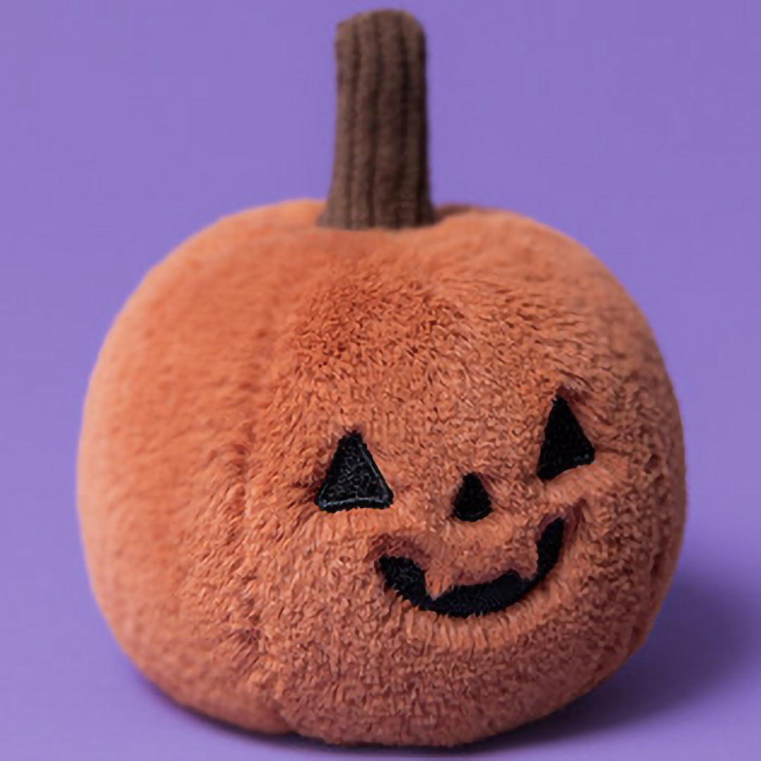 jellycat knuffelpompoen jack o lantern ooky - 12 cm | OOK3JOL | 1