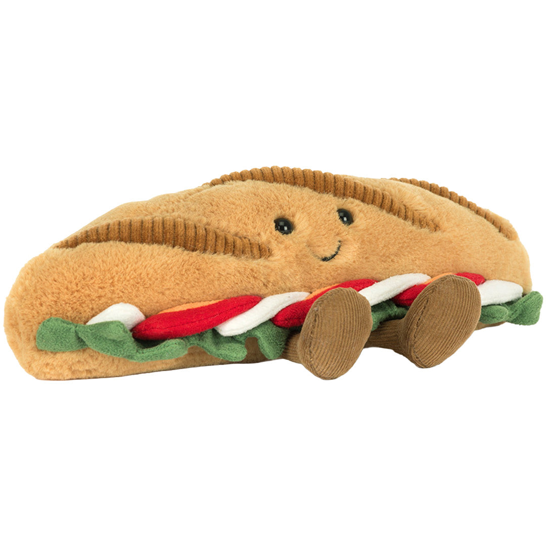 jellycat amuseables knuffelbaguette caprese - 12 cm | A2TMB |  3