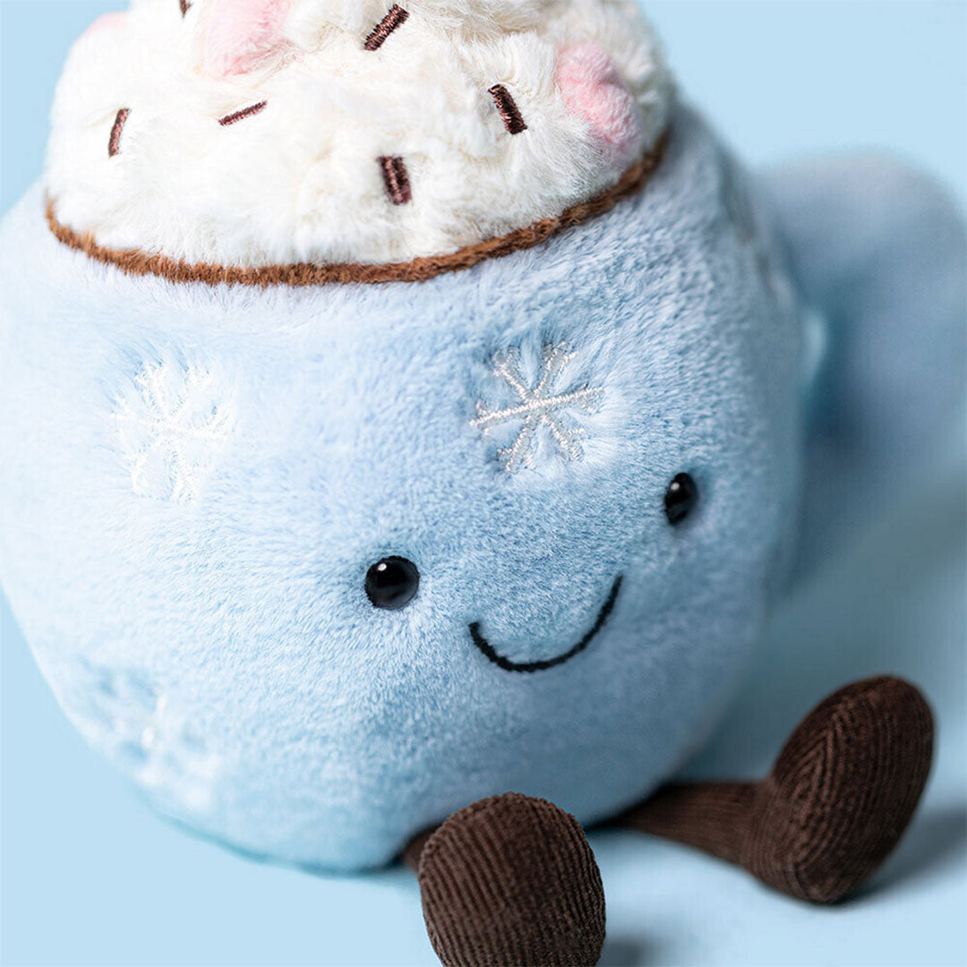 jellycat amuseables knuffelbeker warme chocolademelk - 21 cm | A4HOTCM | 1
