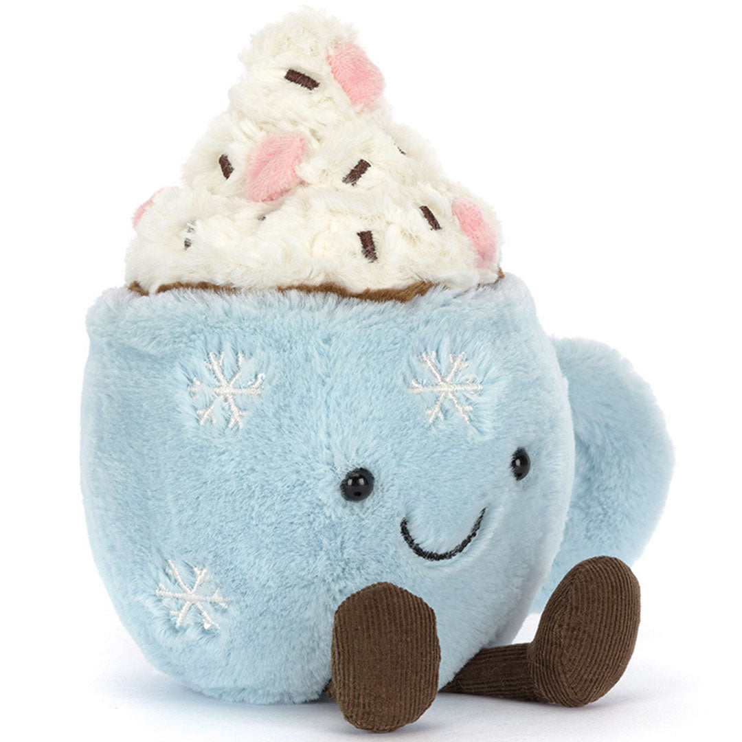 jellycat amuseables knuffelbeker warme chocolademelk - 21 cm | A4HOTCM | 0