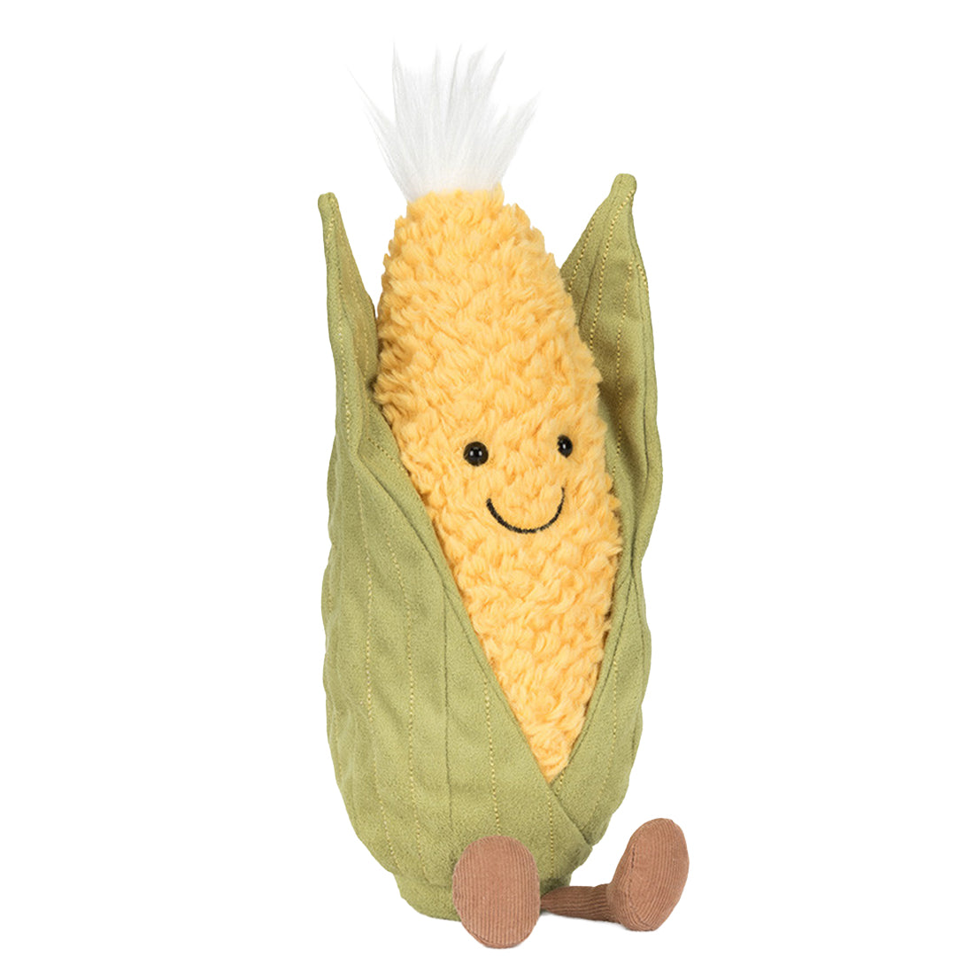 jellycat amuseables knuffelgroenten sweetcorn - 27 cm | A4SWEE | 1