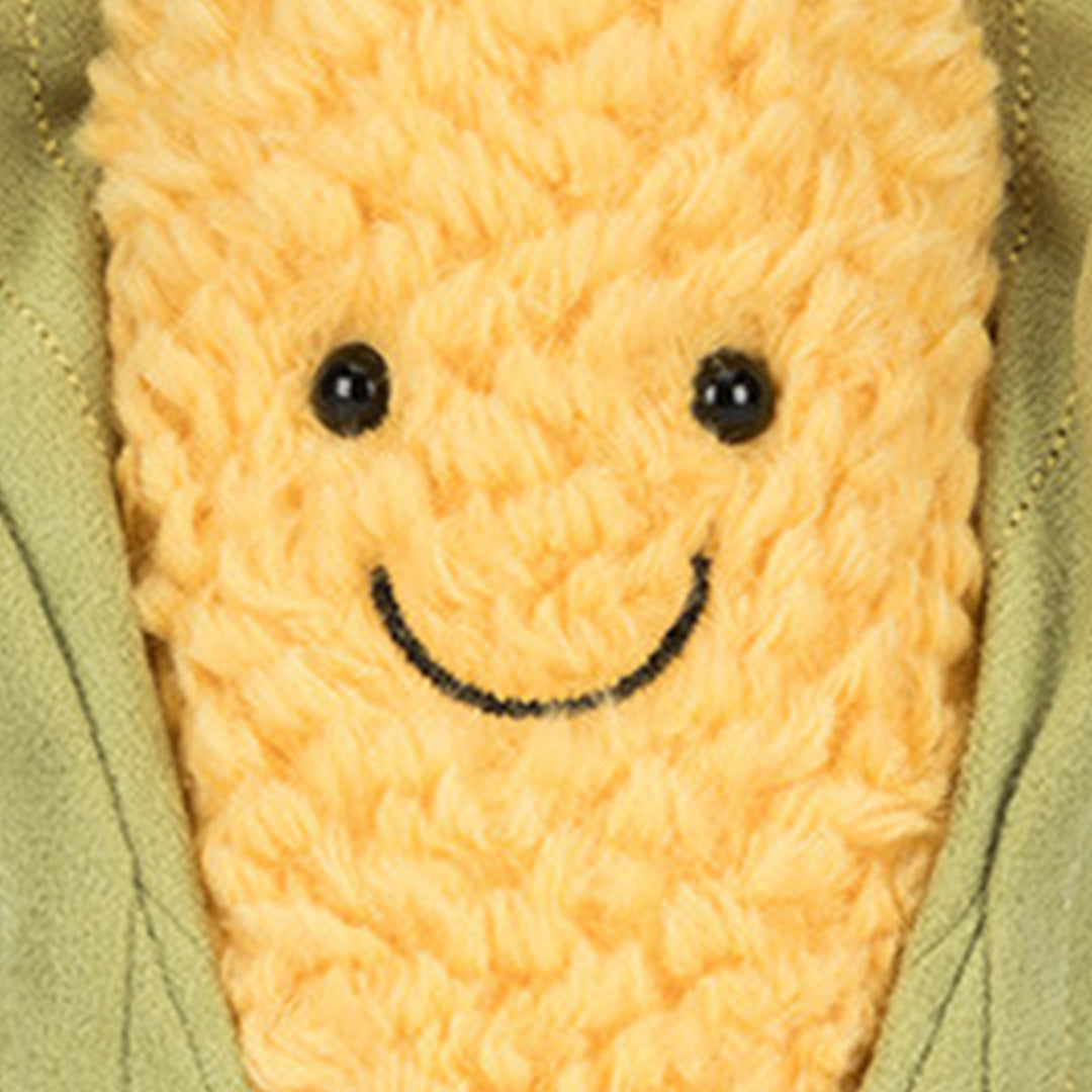 jellycat amuseables knuffelgroenten sweetcorn - 27 cm | A4SWEE | 4
