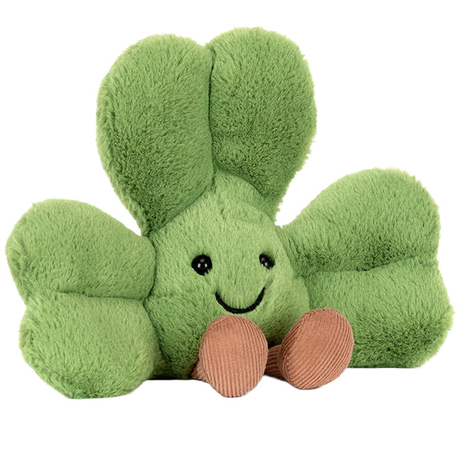 jellycat amuseables knuffelklavertje sofra shamrock - 12 cm | A6SHM | 1