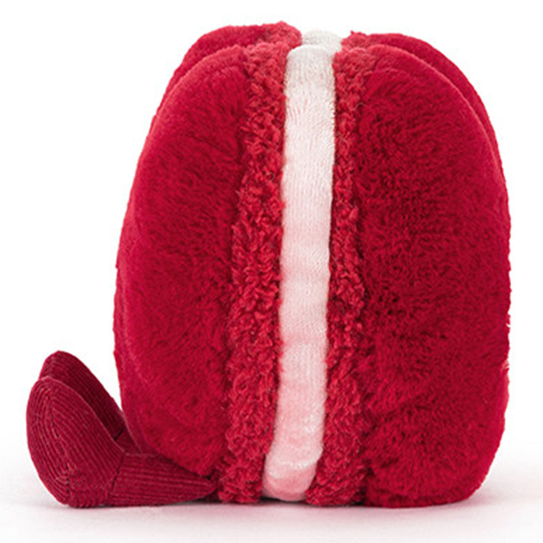 jellycat amuseables knuffel macaron hartje arlette - 13 cm | A4MACHR | 2