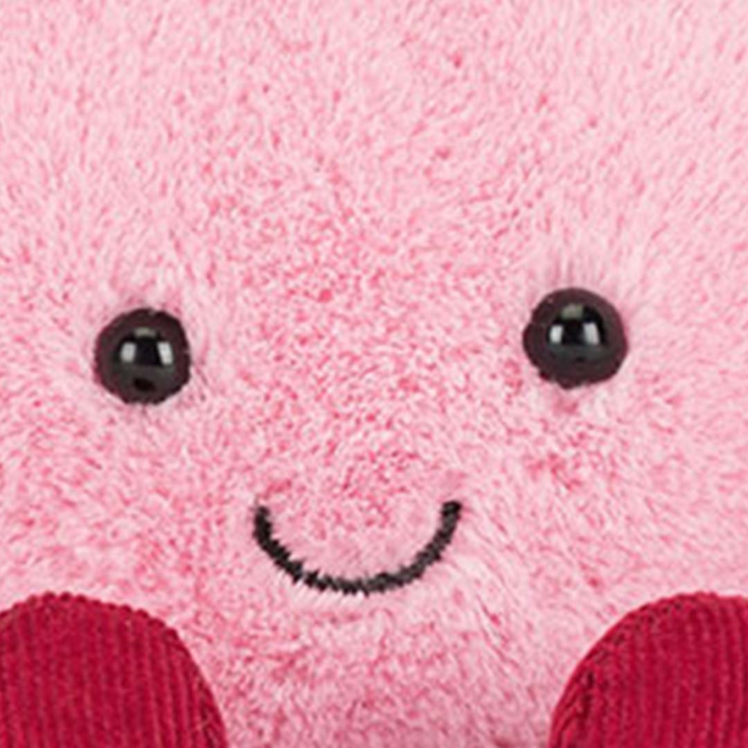 jellycat amuseables knuffel macaron hartje colette - 13 cm | A4MACHP | 2