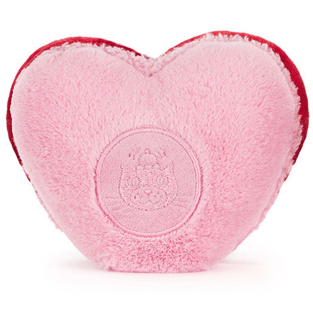 jellycat amuseables knuffel macaron hartje colette - 13 cm | A4MACHP | 4