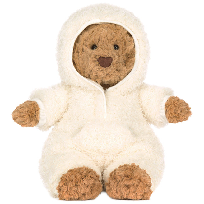 jellycat knuffelbeer bartholomew all-in-one outfit - 26 cm | BAR2ONE | 1