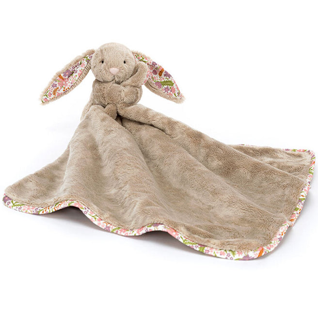 jellycat knuffeldoek blossom beige konijn - petal - 34 cm | ST4BM| 0
