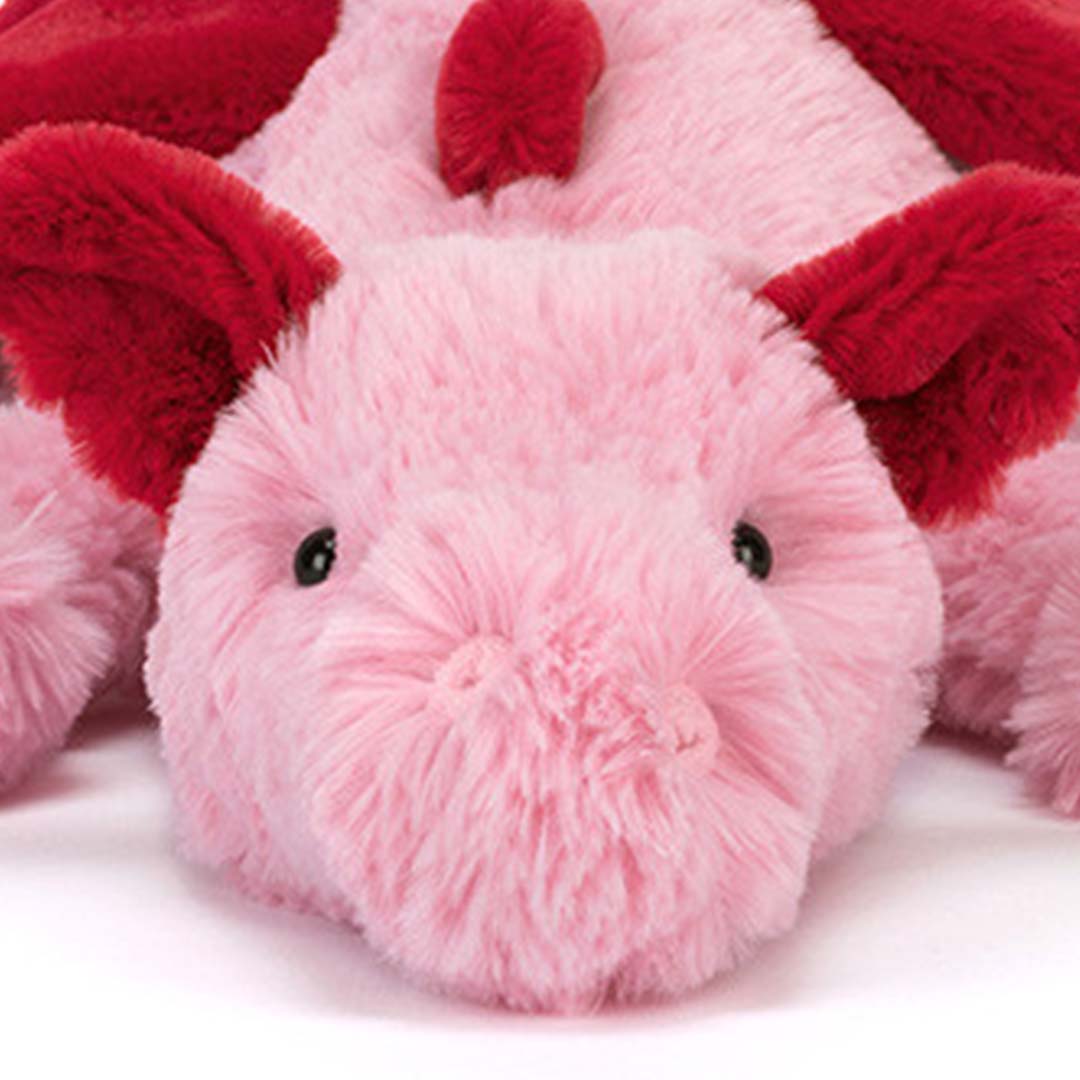 jellycat knuffel draak hartjes - 50 cm | VAL2DD | 4