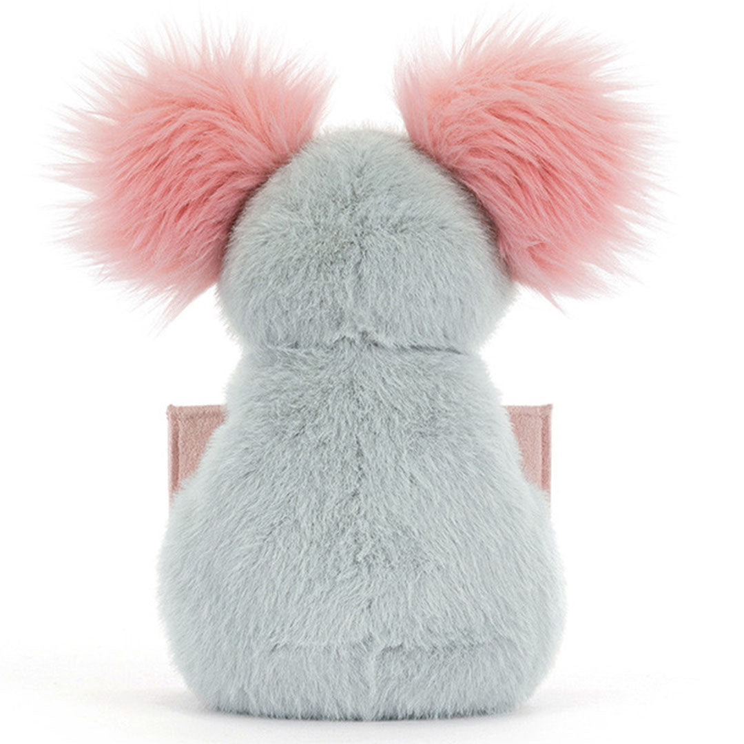 jellycat knuffelkoala met envelop - 20 cm | MES6K | 3