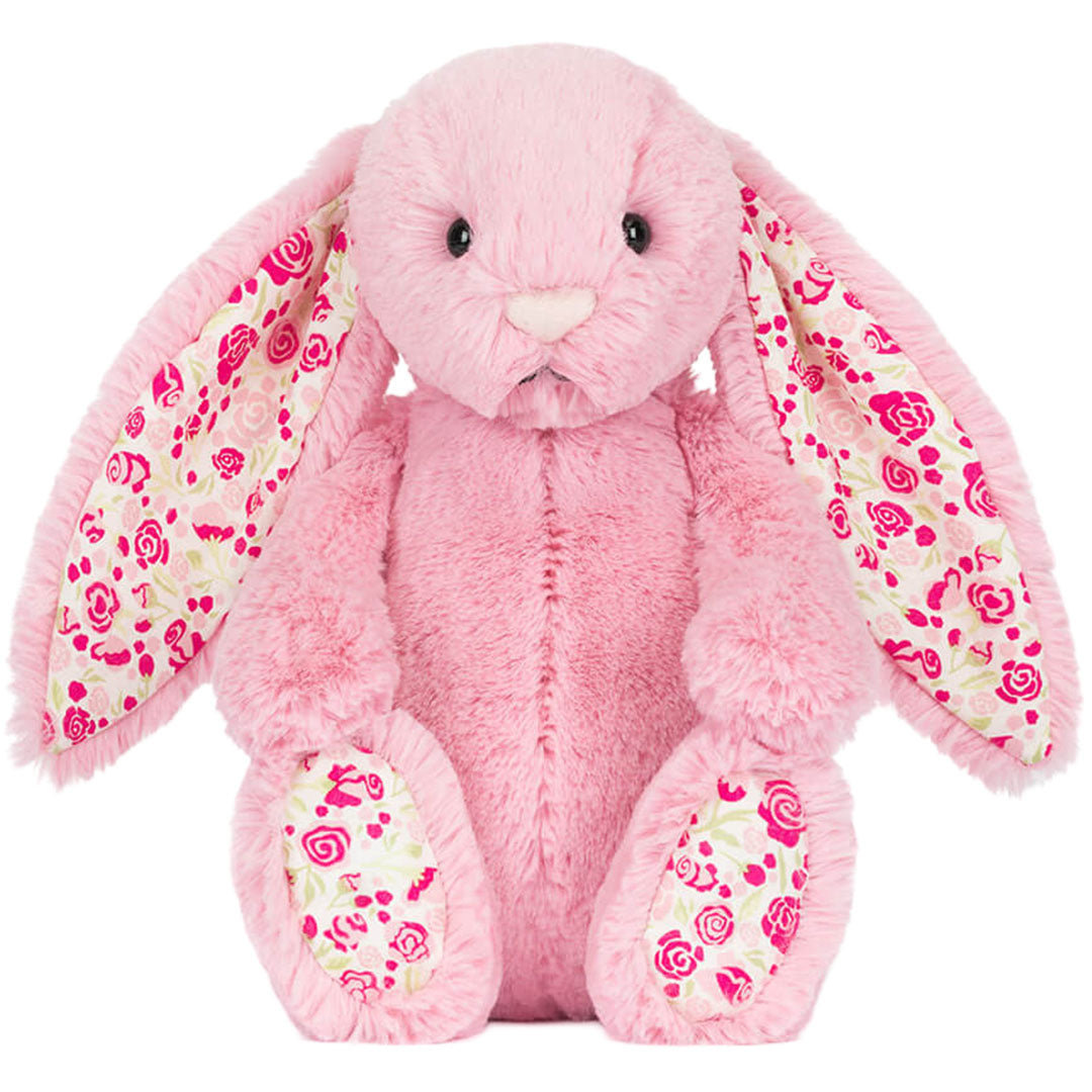 jellycat knuffelkonijn blushkin blossom luxe - 31 cm | BAS3ROSE | 