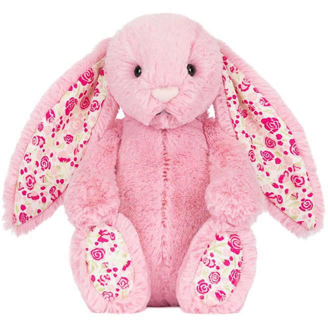 jellycat knuffelkonijn blushkin blossom luxe - 31 cm | BAS3ROSE | 