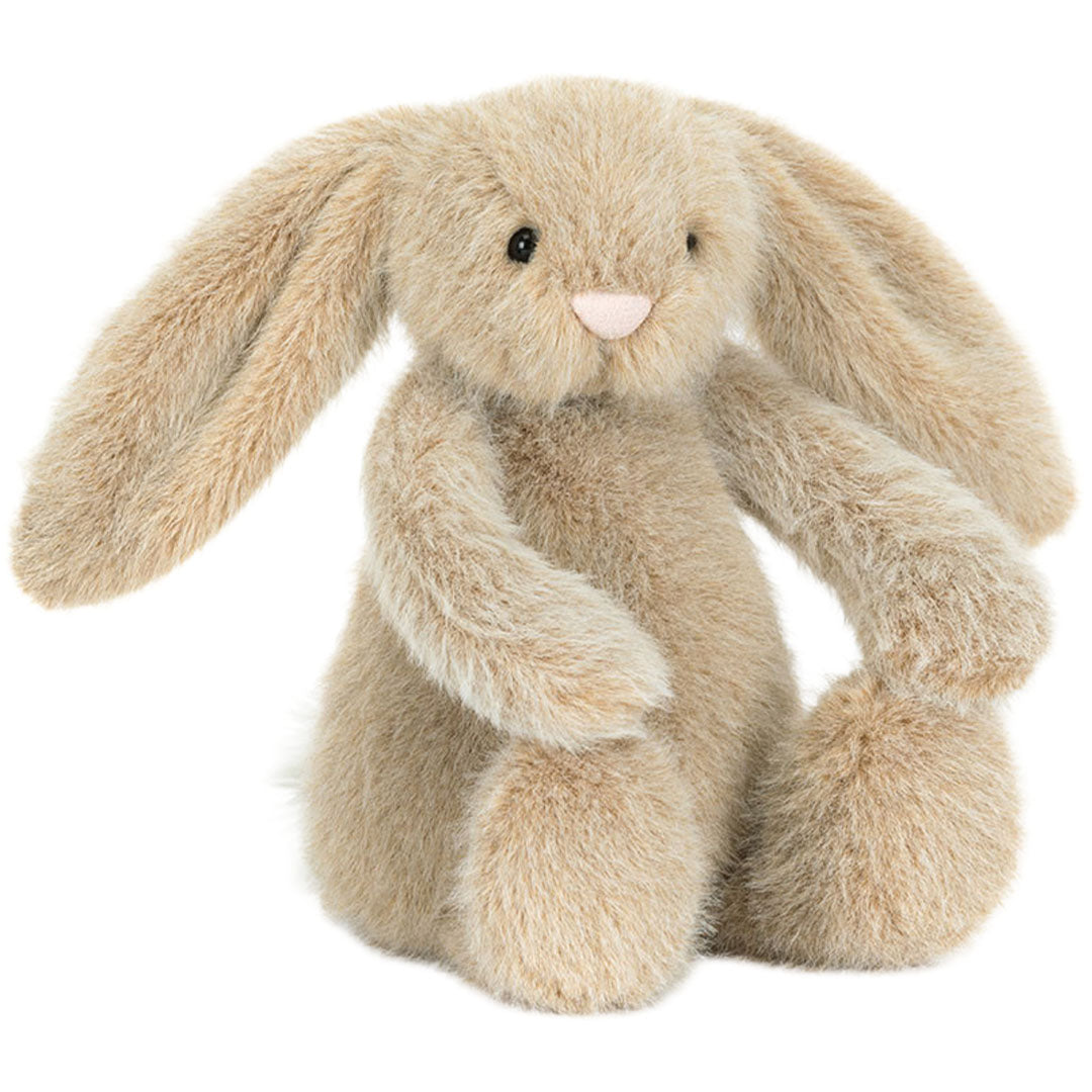 jellycat knuffelkonijn flufflet bunny - oat - 18 cm | BASS6TCAR | 