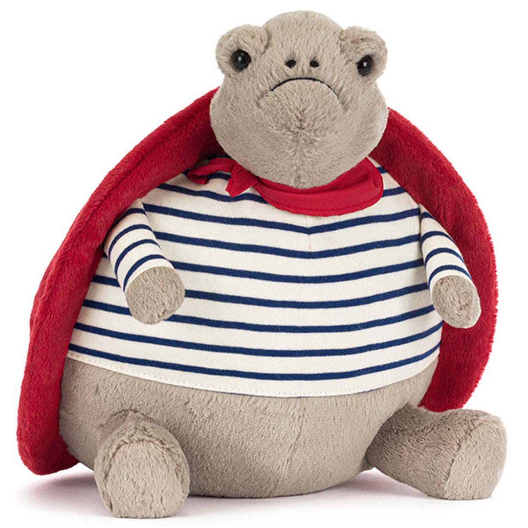 jellycat knuffelschildpad timmy turtle romantische outfit - 21 cm | TIM3VAL | 1