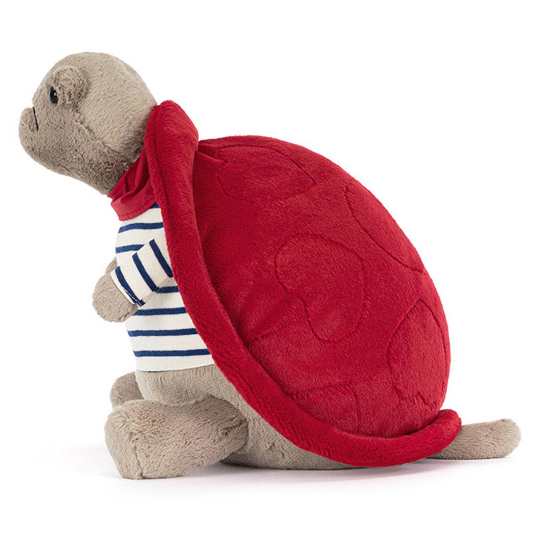 jellycat knuffelschildpad timmy turtle romantische outfit - 21 cm | TIM3VAL | 2