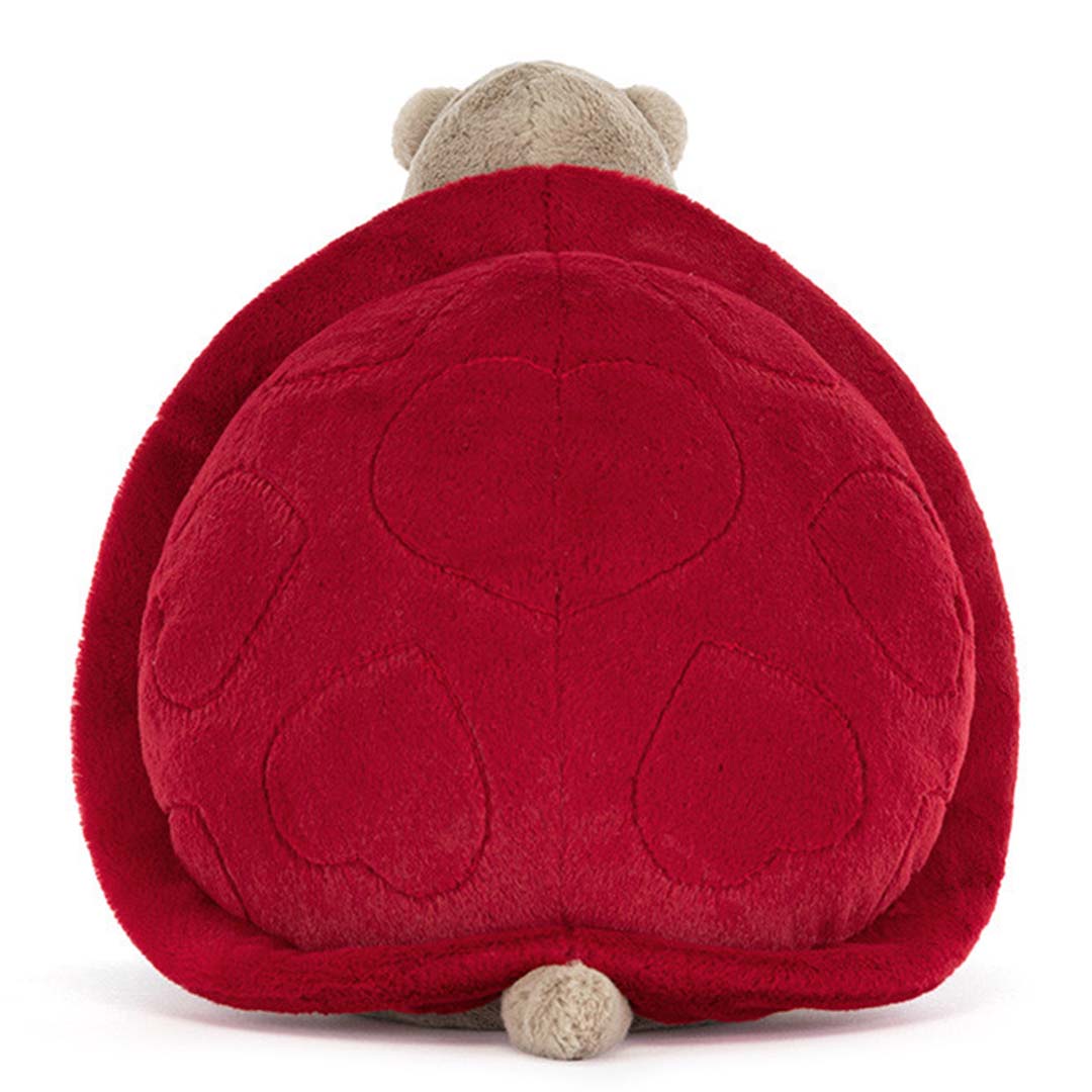 jellycat knuffelschildpad timmy turtle romantische outfit - 21 cm | TIM3VAL | 3