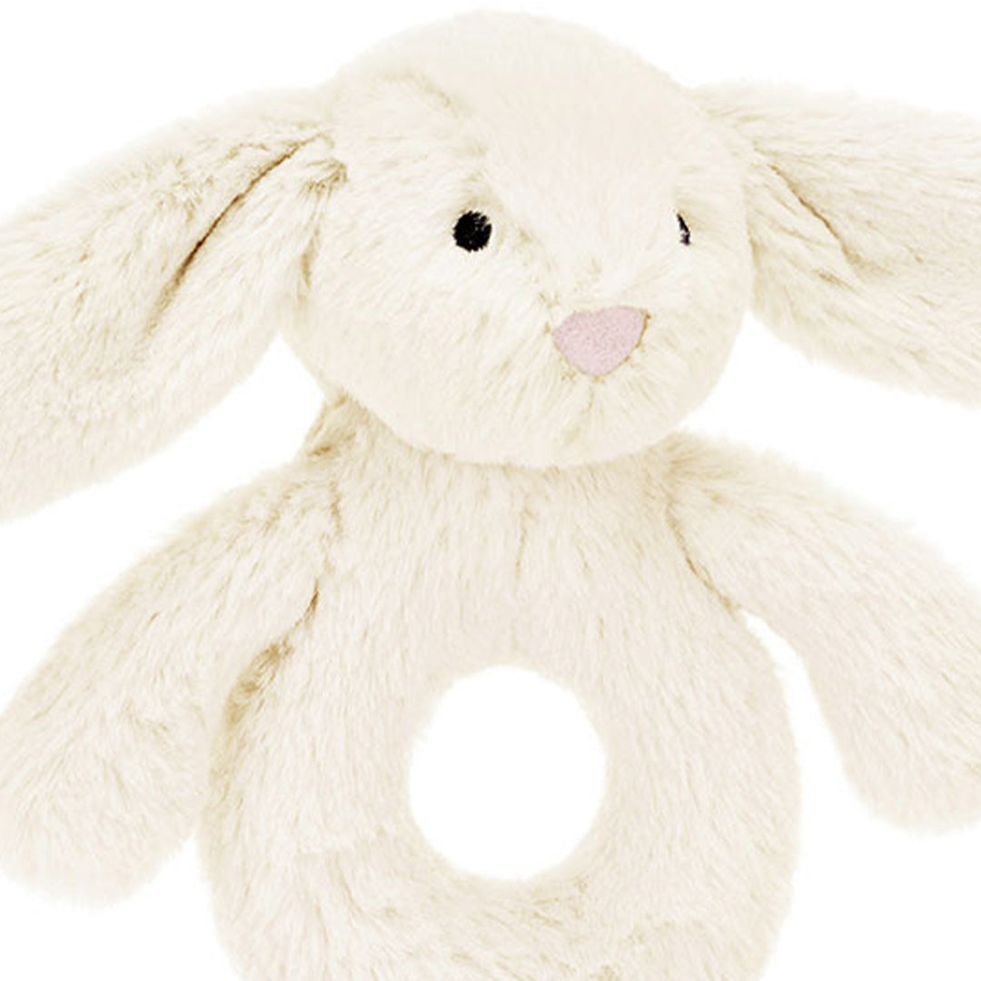 jellycat rammelaar bashful cream konijn - 18 cm   | BRR4BC | 4