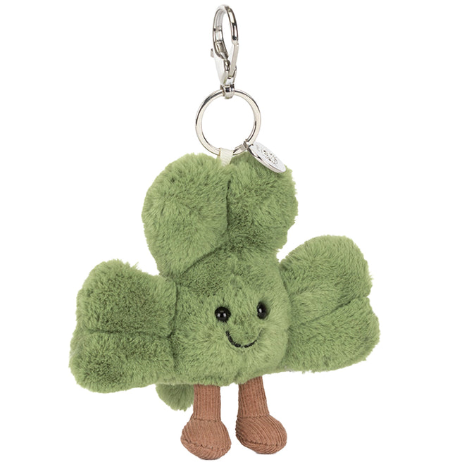 jellycat sleutelhanger amuseables klavertje - 16 cm | A4SHMBC | 1