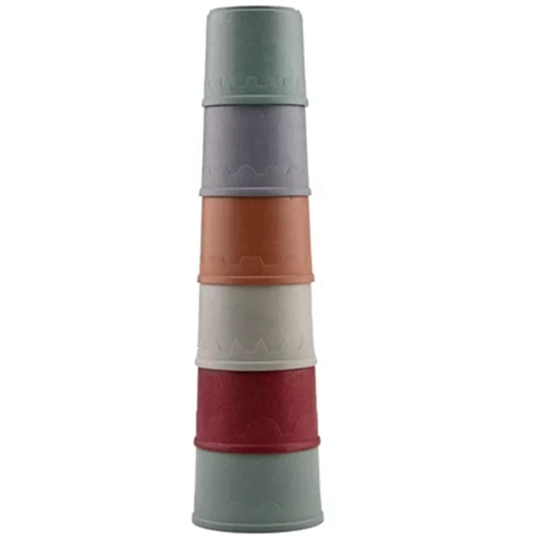 johntoy stappelbeker - 6st - assorti | JT30041 | 2