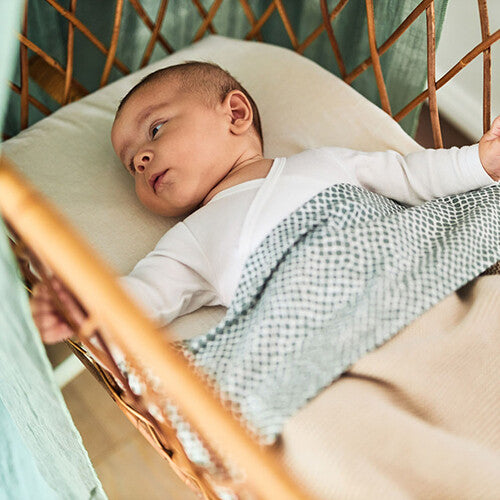 jollein babyhoeslaken 40x80 cm - nougat | 511-501-00093 | 3