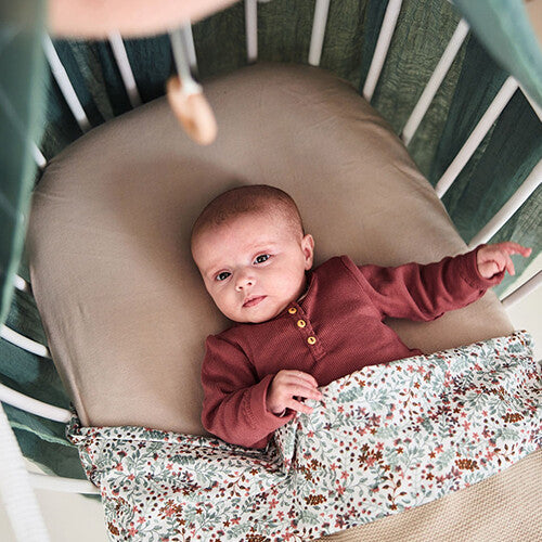 jollein babyhoeslaken 40x80 cm - nougat | 511-501-00093 | 4