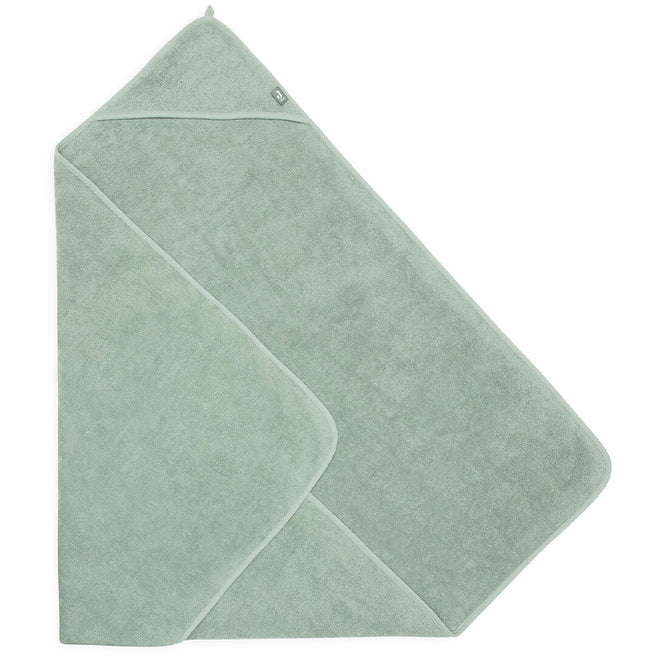jollein badcape badstof - ash green - 100x100 cm | 534-836-00095 | 0
